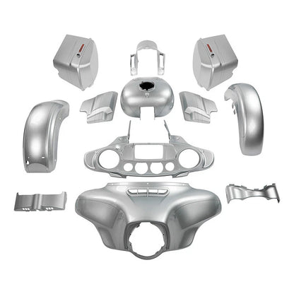 Fairings Bodywork for Harley Street Glide (2014–2024) Brilliant Silver Pearl