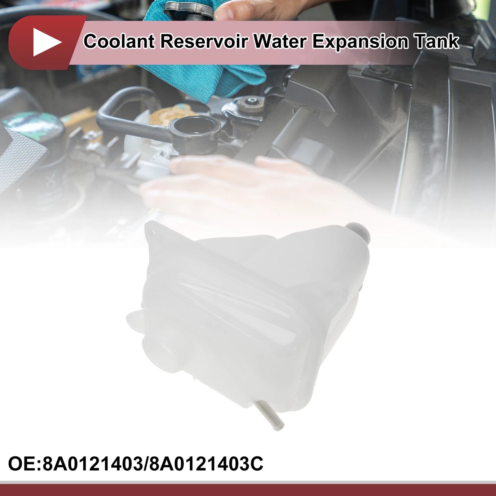 Coolant Expansion Overflow Tank Replacement for Audi 80 100 Quattro (1974–1996)