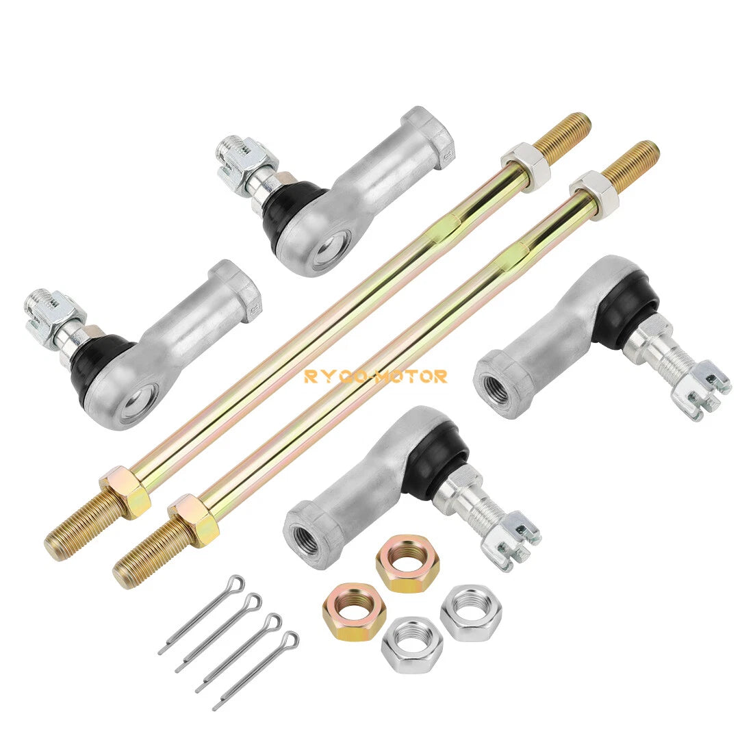 Set of 2 Tie Rod Ends for Honda Rancher 400 TRX400FA TRX400FGA (2004–2007)