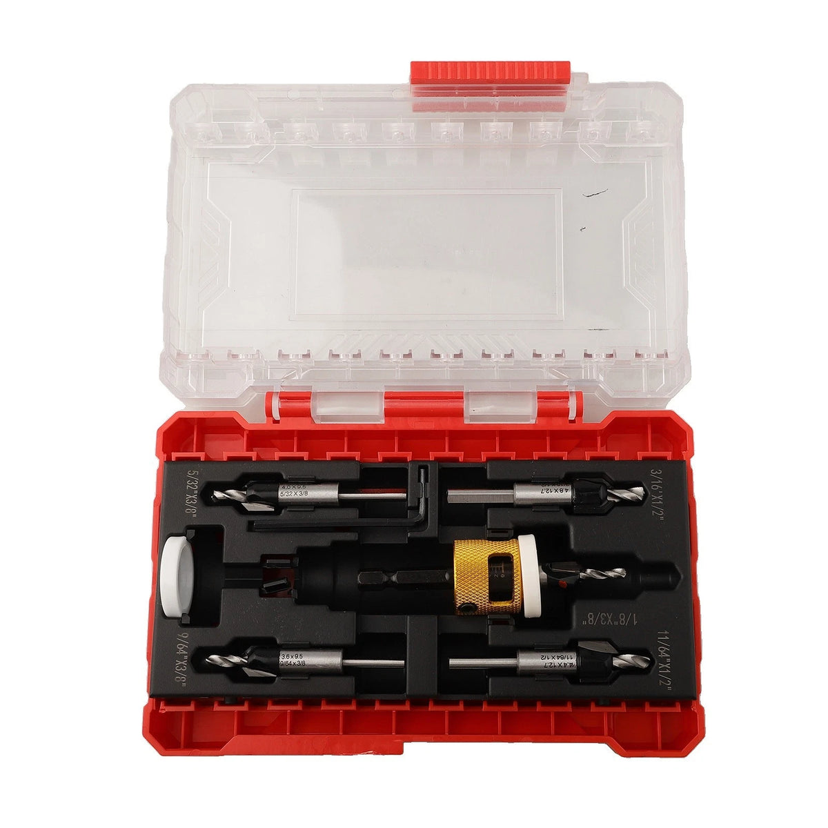 5 Pcs Countersink Drill Bit Set for Various Applications