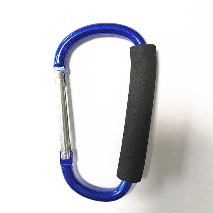 2X Carabiner Hooks for Pram Pushchair Shopping Bag Clip