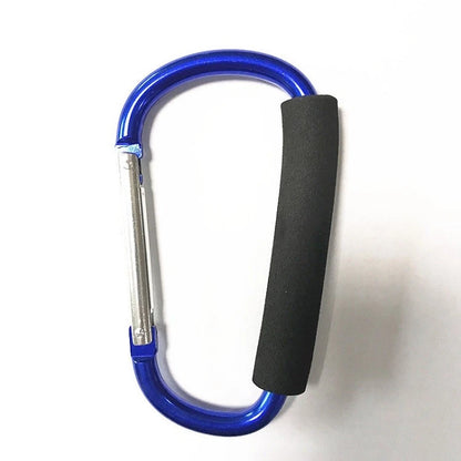 2X Carabiner Hooks for Pram Pushchair Shopping Bag Clip