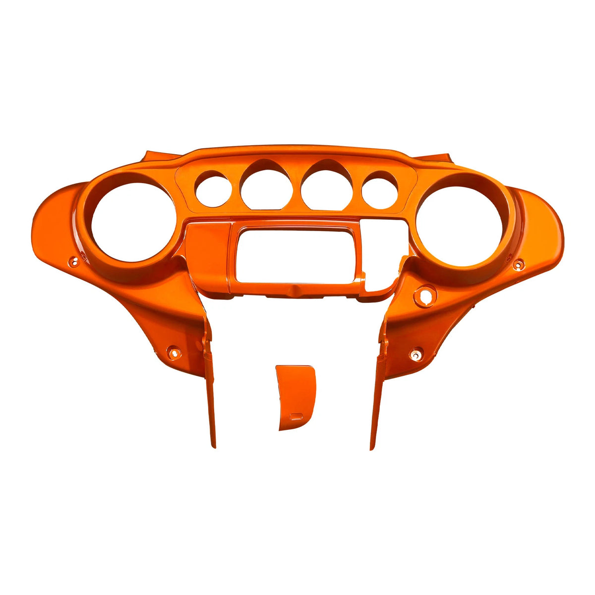 Inner Fairing for Harley Electra Glide & Street Glide (2014–2023) Scorched Orange/Black Denim