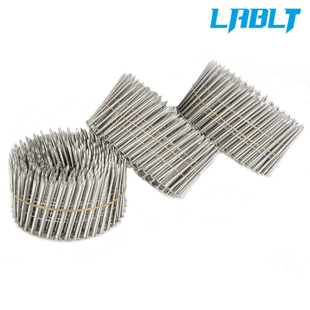 3600Pcs 15 Degree Ring Shank Stainless Siding Nails for