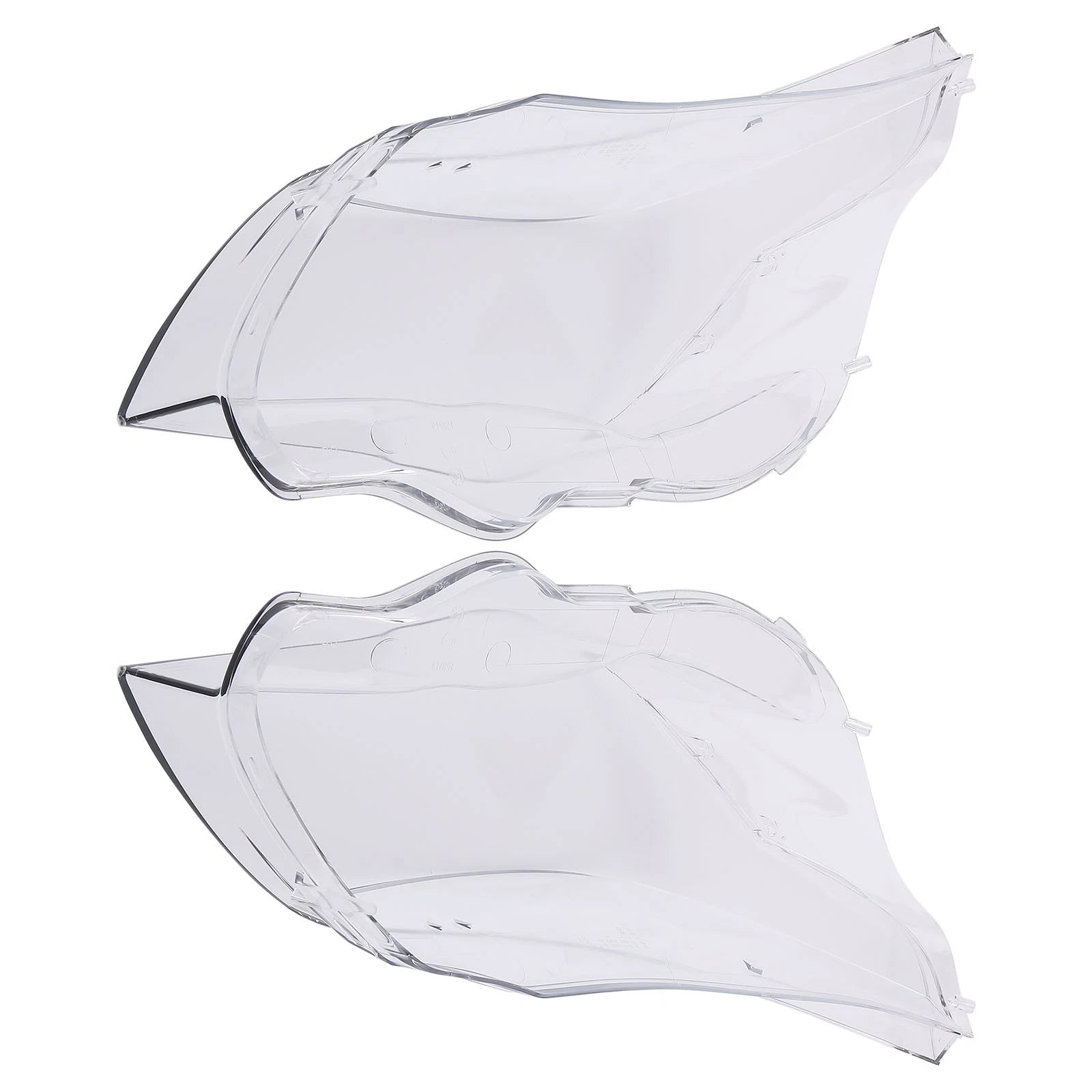 Front Pair Headlight Lens Cover for BMW E60 E61 545i 550i (2003–2010)