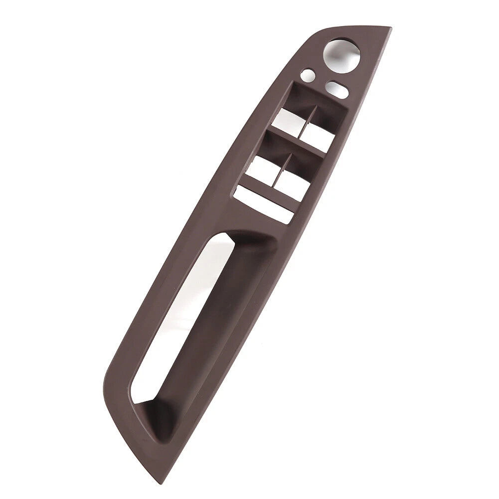 Front Door Panel Handle Pull Trim Cover for BMW X5 E70 X6 E71 E72 (2007–2013) Mocha RHD