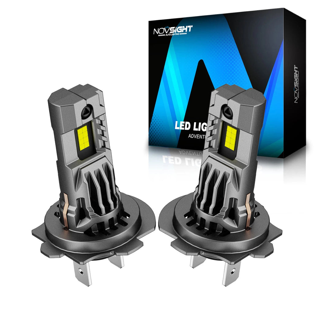 H7 LED Headlight Bulbs for NOVSIGHT (6500K, 100W, Canbus Error Free)