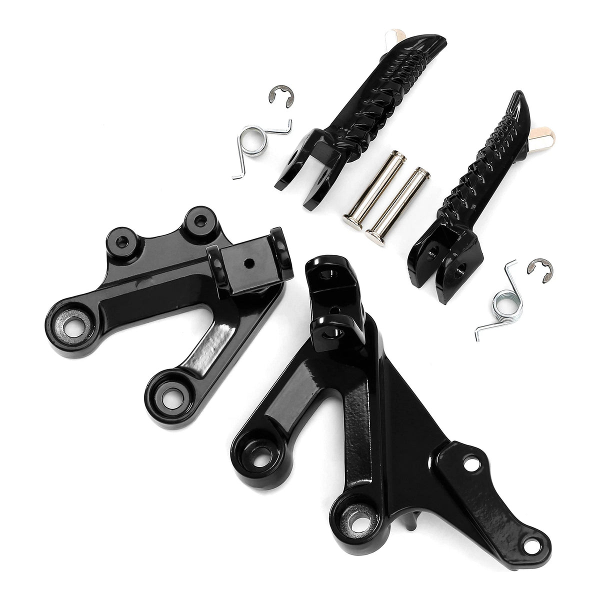 Front Rider Footpegs Footrests Bracket for Suzuki GSXR1000 (2003–2004)