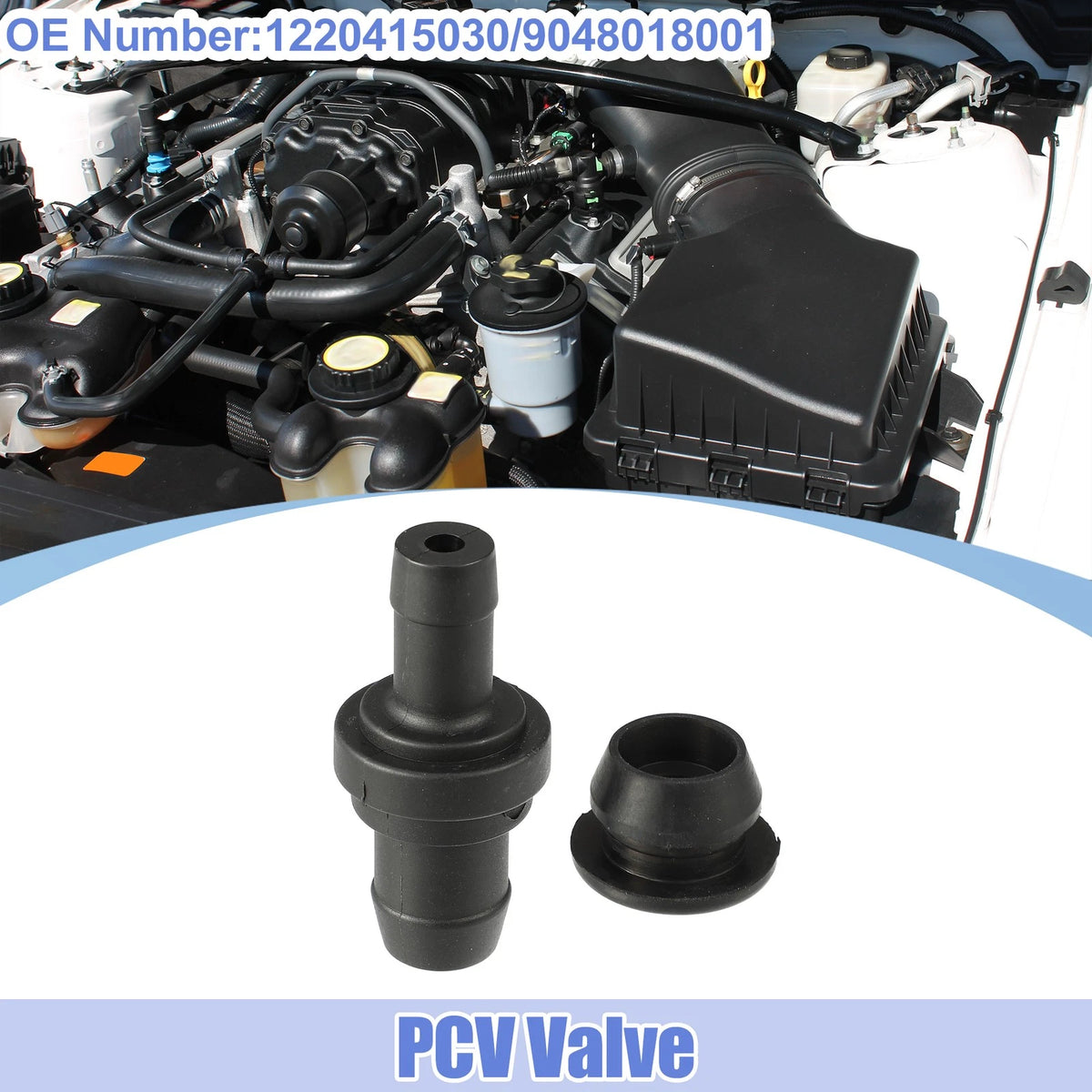 PCV Valve Grommet Kit Replacement for Toyota Celica Corolla (1990–2004)