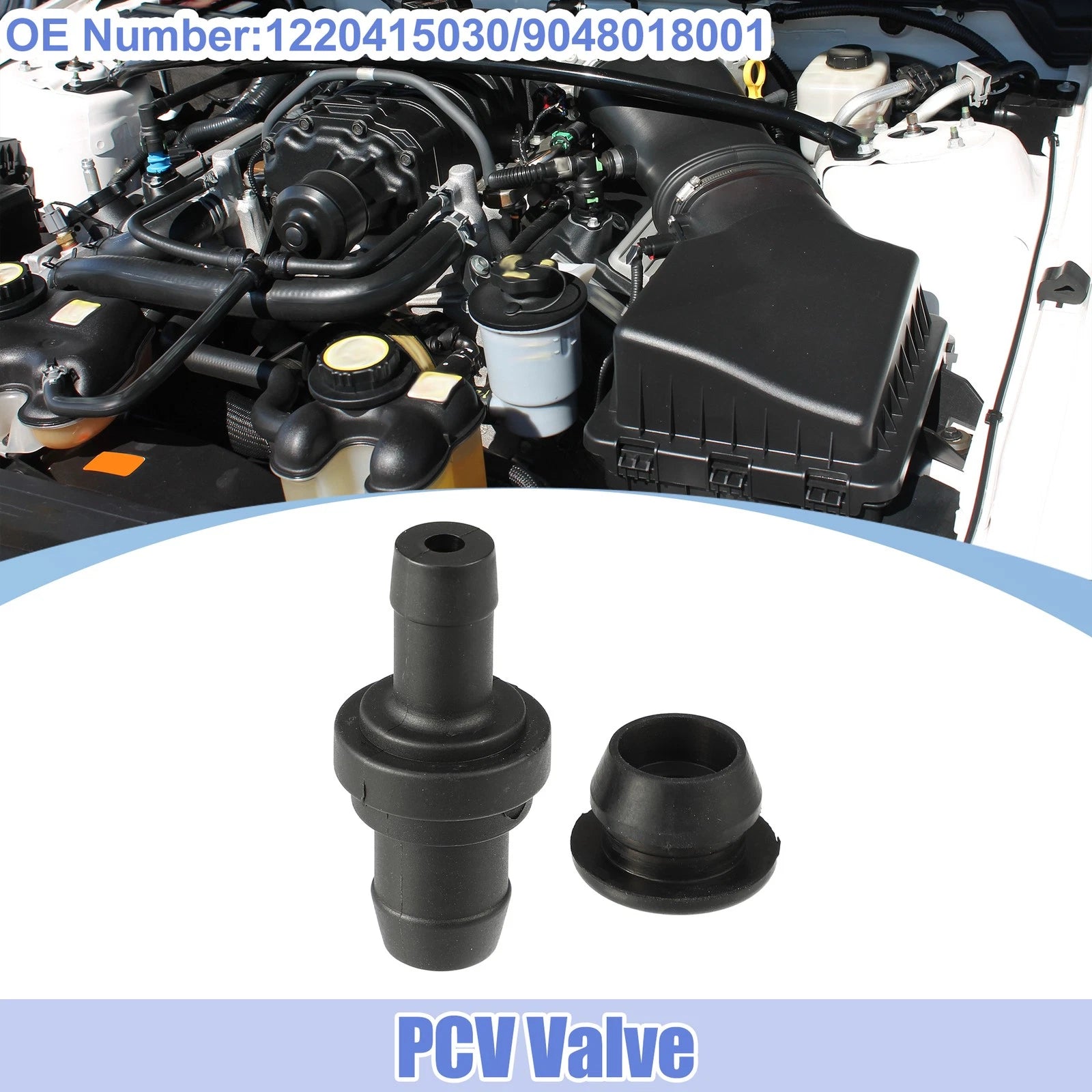 PCV Valve Grommet Kit Replacement for Toyota Celica Corolla (1990–2004)