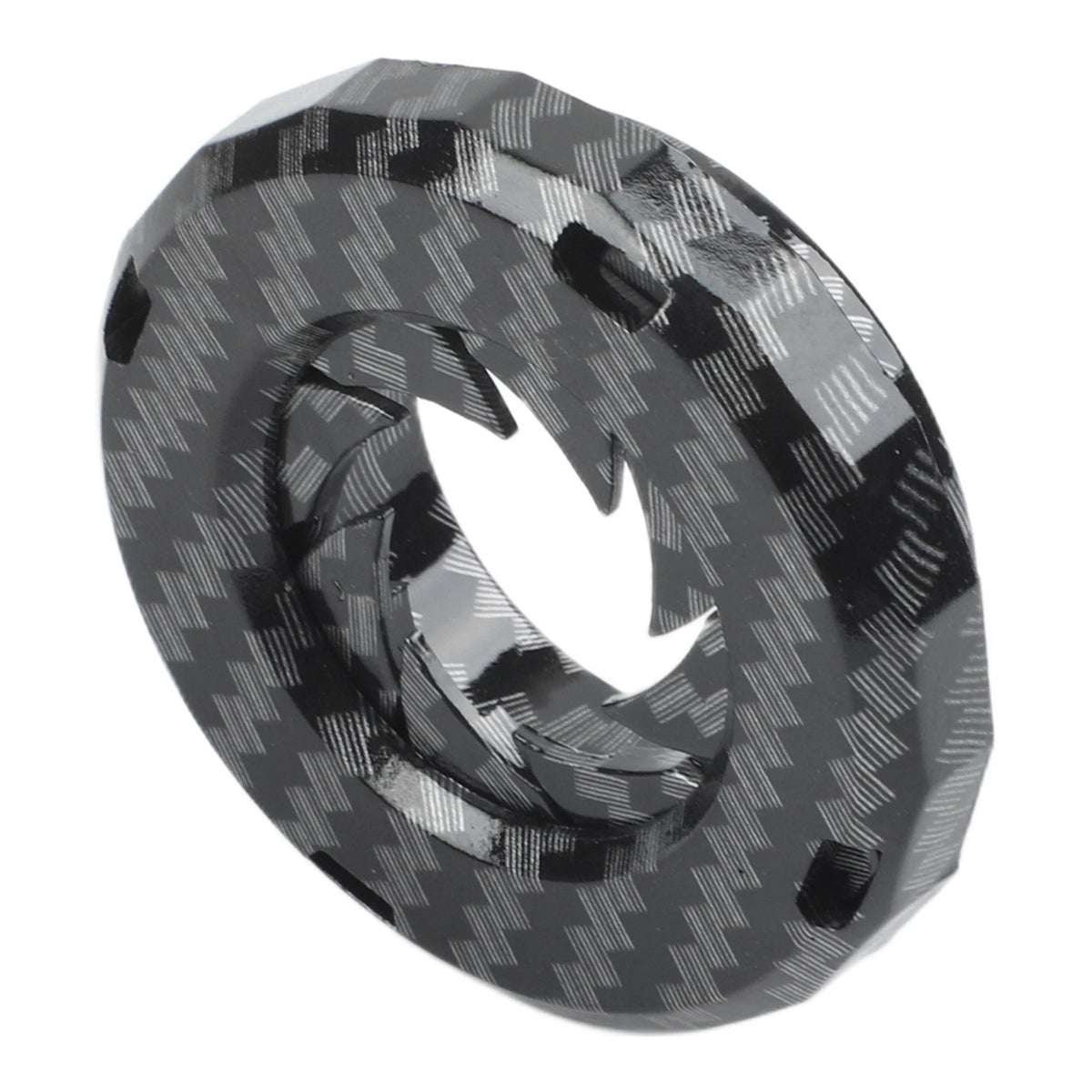 Carbon Fiber Engine Start Stop Button Cover for Car (Universal Fit)