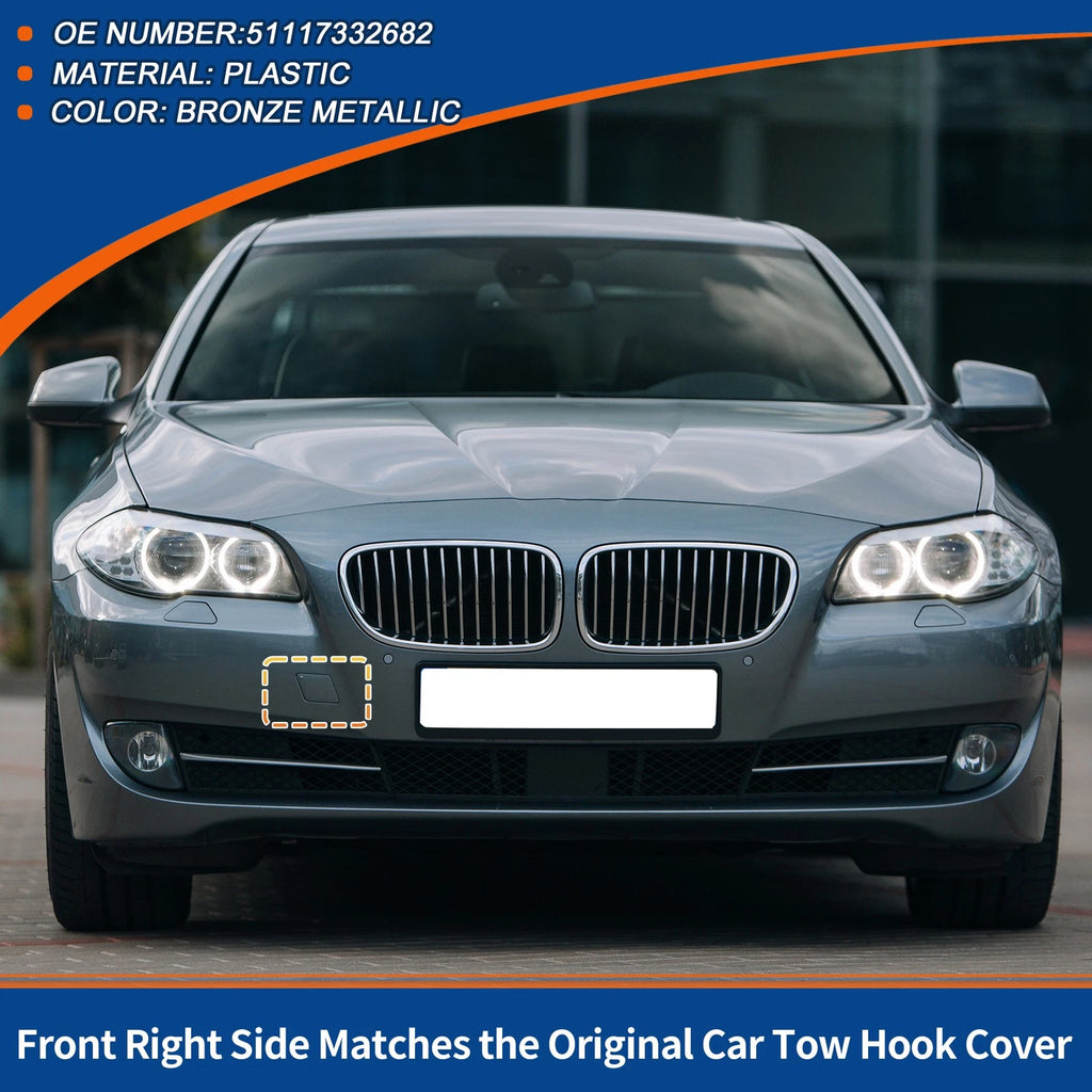 Front Right Tow Hook Cover Cap Replacement for BMW X5 (2014–2018)