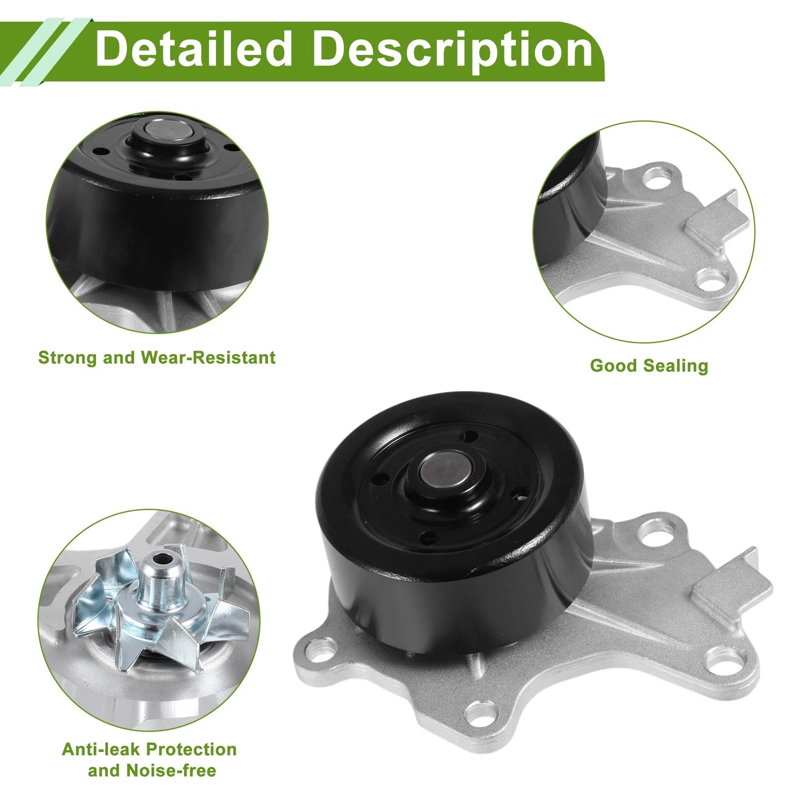 Engine Water Pump Replacement for Toyota Auris 2007–2018