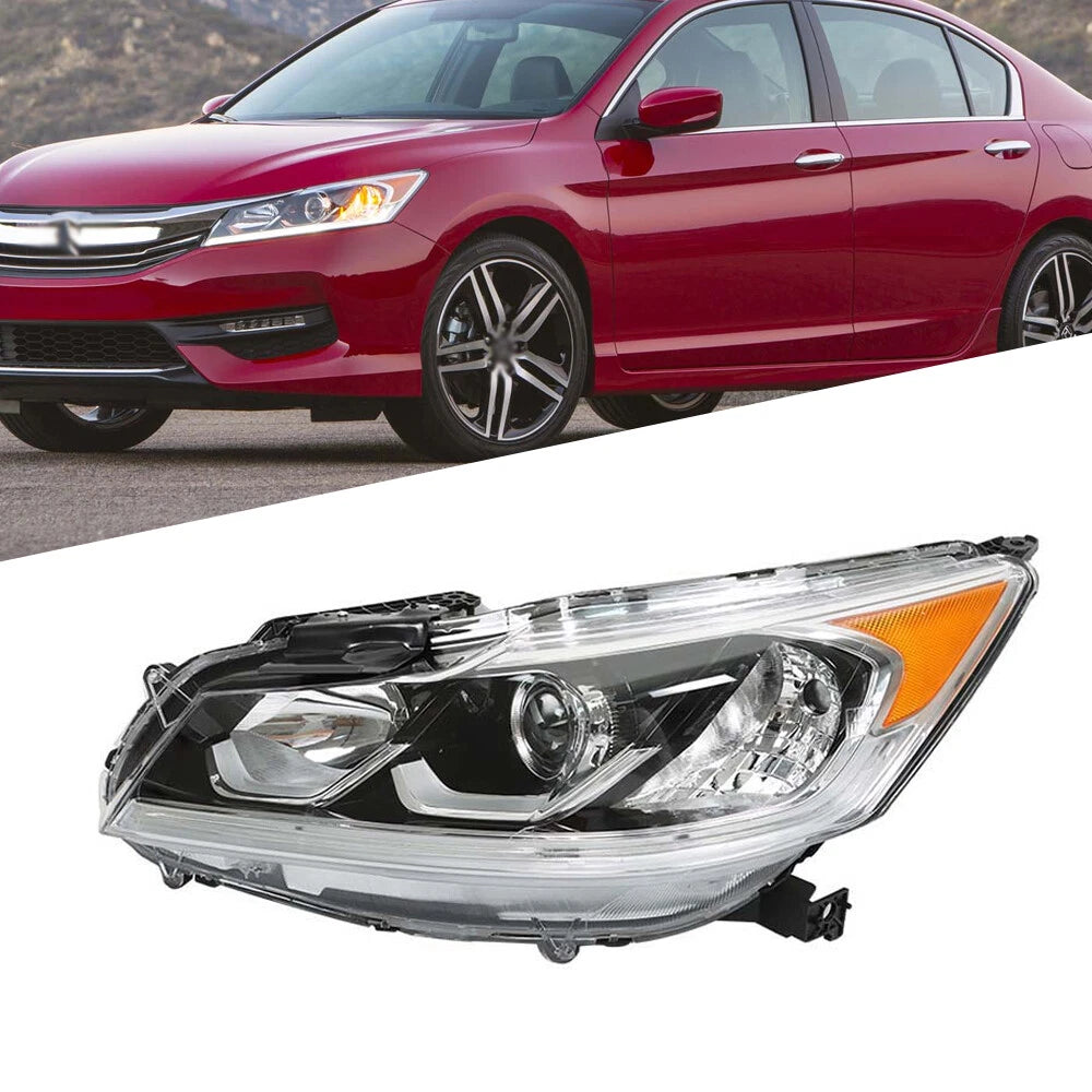 Headlamp Assembly for Honda Accord (2016–2017) Left/Driver Side Halogen