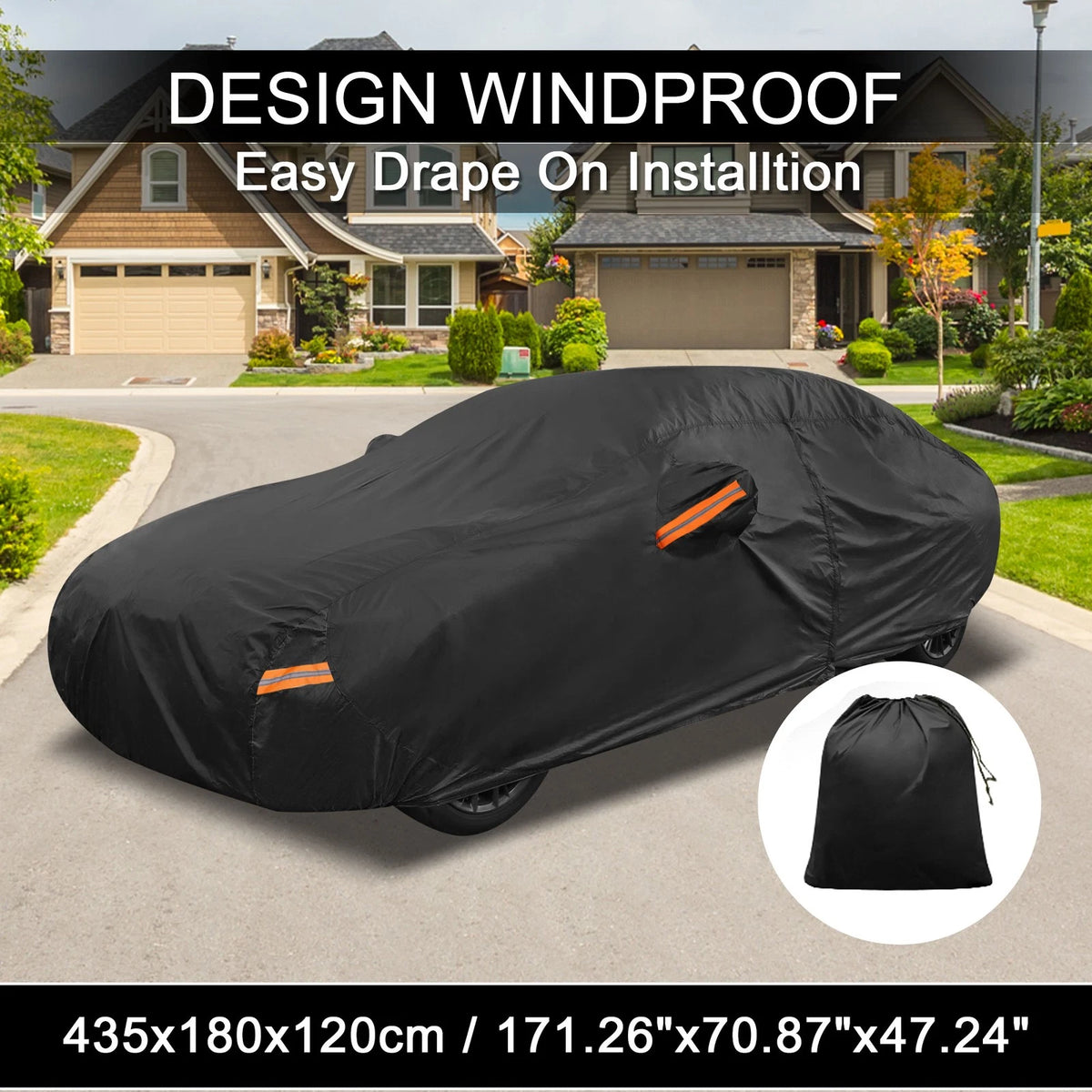 Waterproof Car Cover with Driver Door Zipper for Subaru BRZ (2013–2020)
