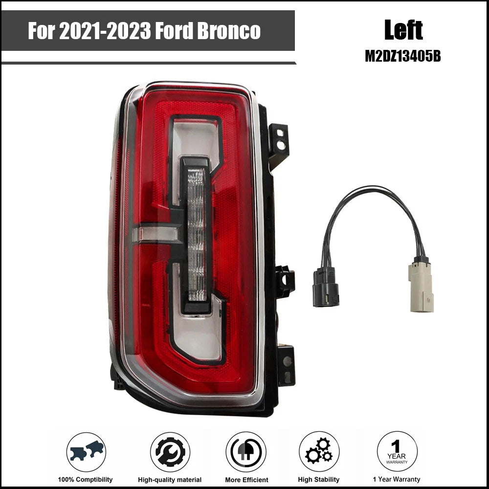 LH LED Tail Light for Ford Bronco (2021–2023)