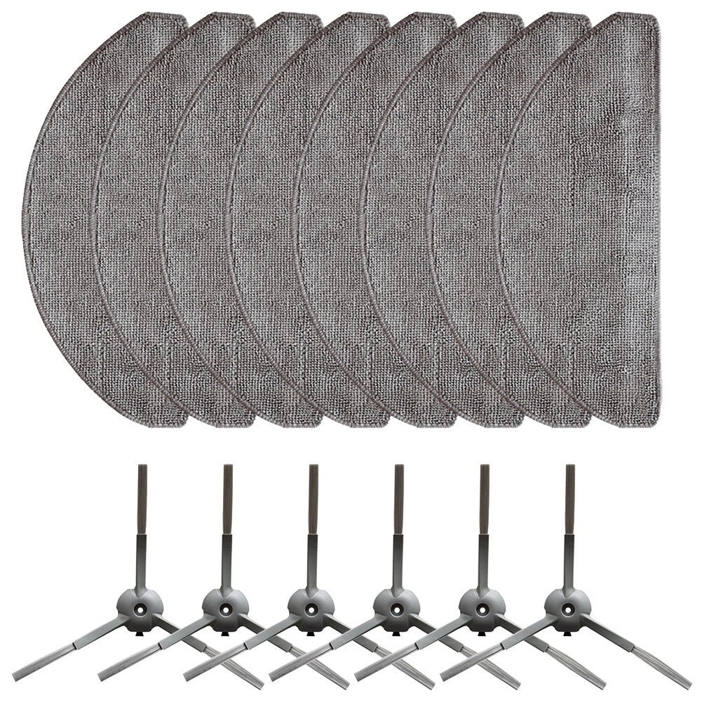 Replacement Mop Cloths and Side Brushes for Lydsto R1 Edge