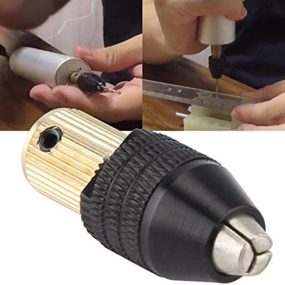 Secure Metal Drill Chuck for Mini Drill Bits and Electric Grinders