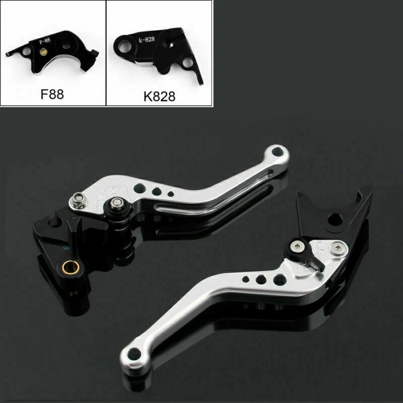 Short Brake Clutch Levers for Kawasaki ZX10R (2006–2014), ZX6R, Z1000 (2007–2014)