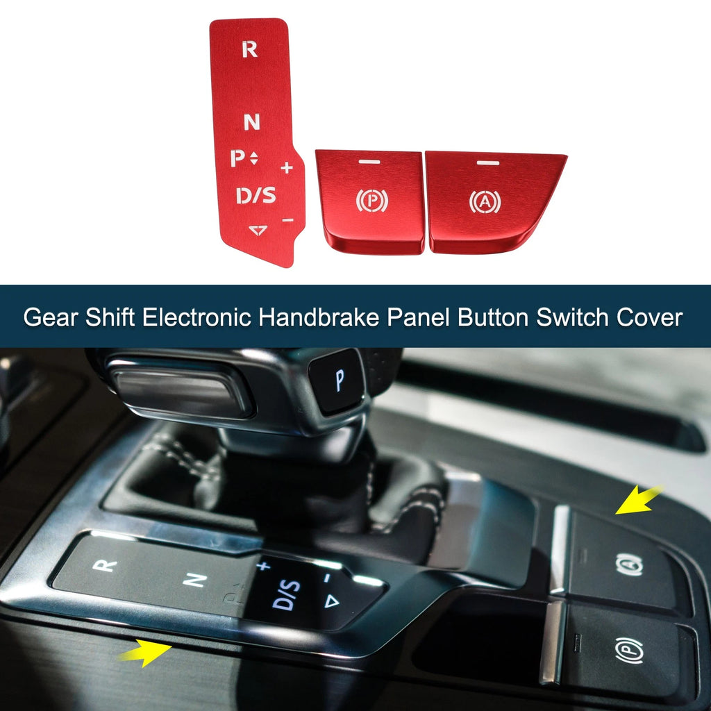 Electronic Handbrake Button Switch Cover Set for Audi Q5 (2018–2024)
