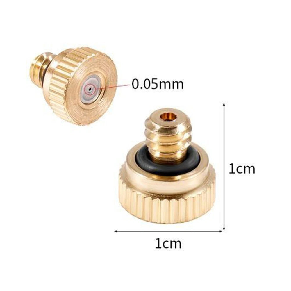 30PC Brass Atomizing Spray Nozzle for Various Applications