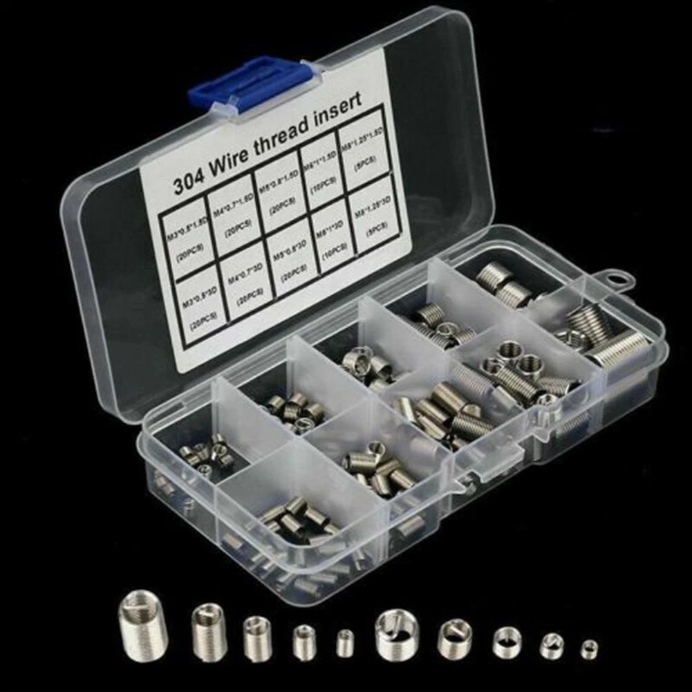 Helicoil Thread Repair Insert Kit for M3, M5, M6, M8