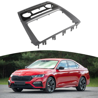 Facia Panel for Skoda Octavia Double Din Grey (Air Conditioning Use)