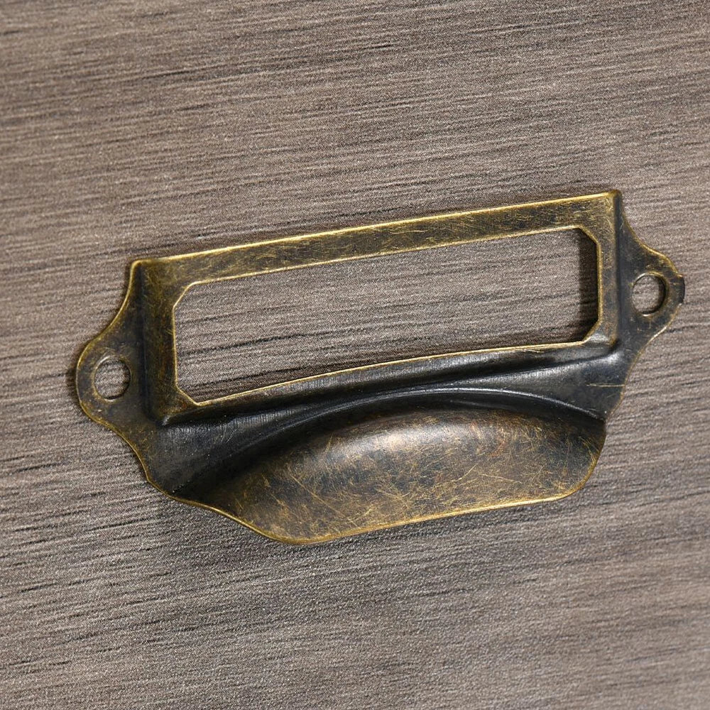Set of 6 Drawer Cabinet Frame Label Tag Pull Handles