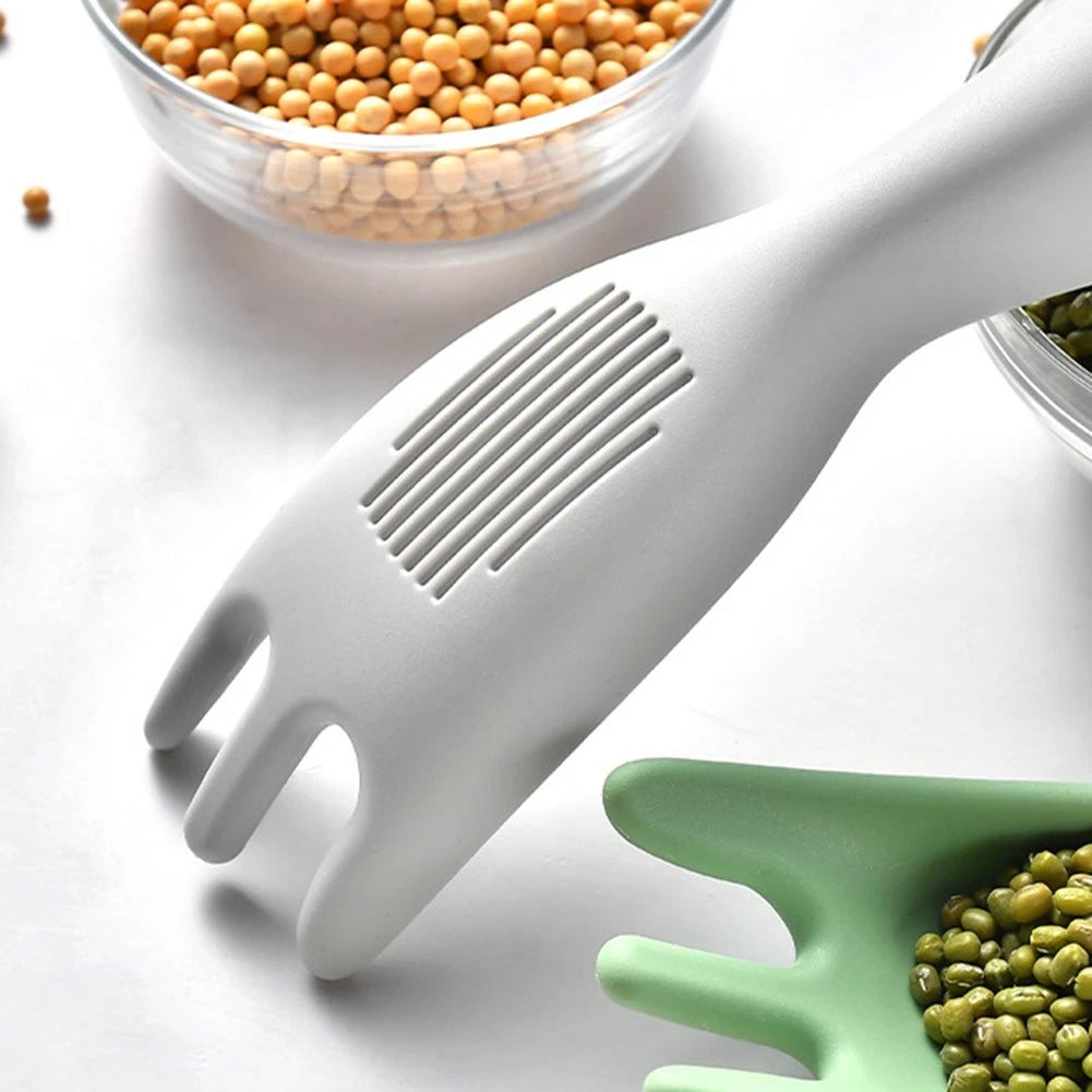 Compact Silicone Rice Sieve for Space Saving Storage