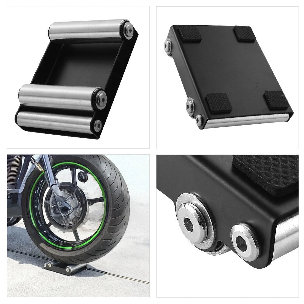 High quality and Durable Motorcycle Roller Stand Wheel Cleaning Paddock Stand
