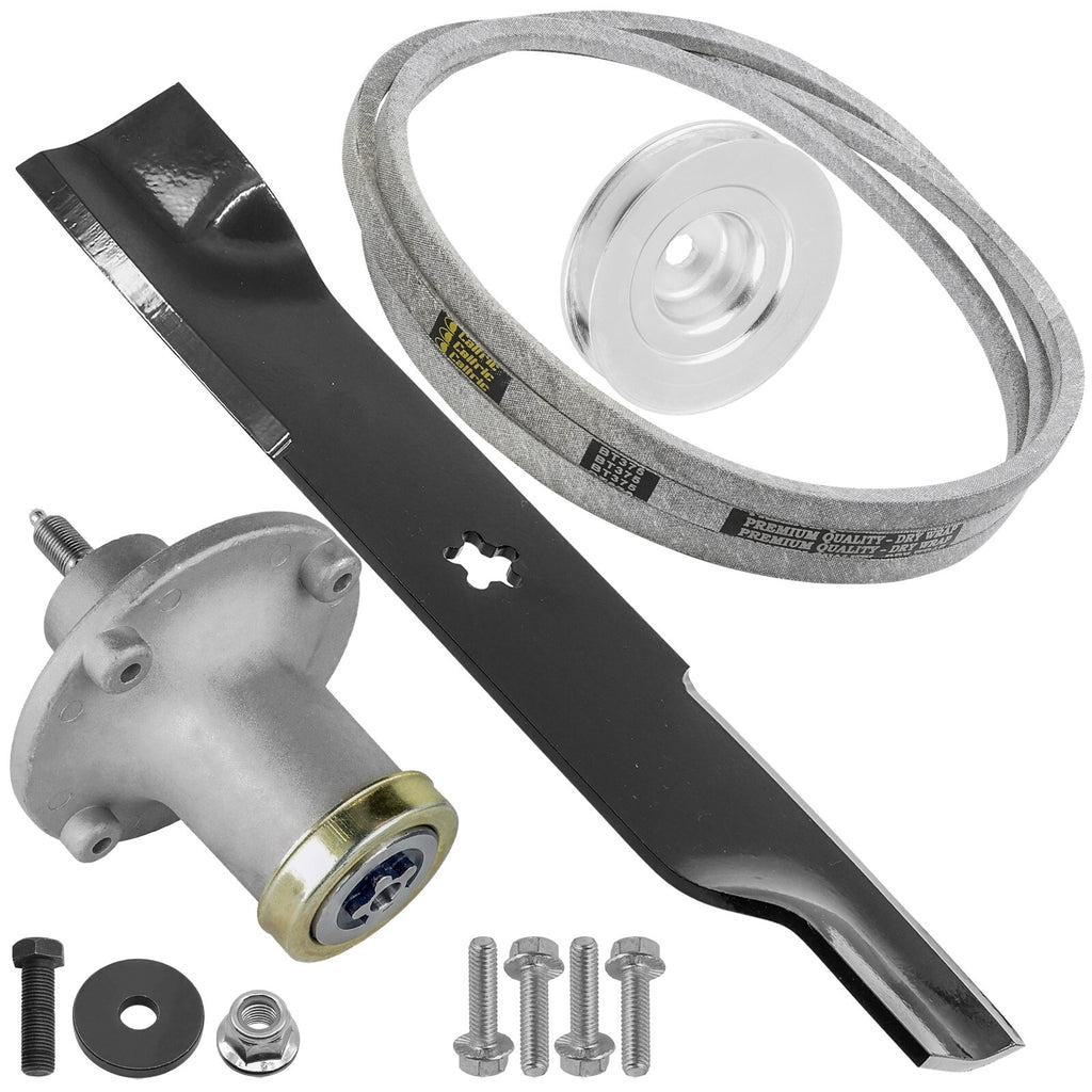 Spindle Pulley Belt Drive Kit Replacement for Husqvarna YTH24V48L (2020–2021)