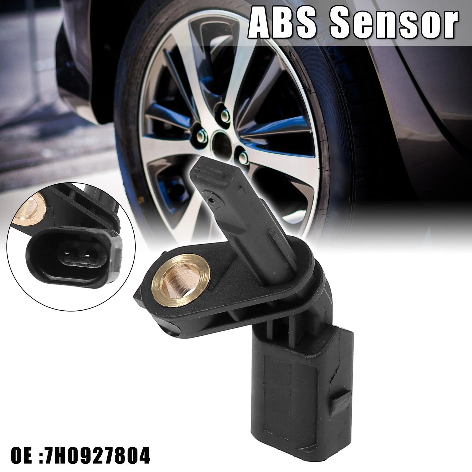 Front Right ABS Wheel Speed Sensor for Volkswagen Tiguan Golf (2010–2021)
