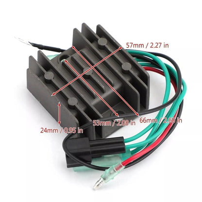 Rectifier Regulator for Yamaha Outboard 75-90 HP (2-Stroke) (6H0-81960-10-00)