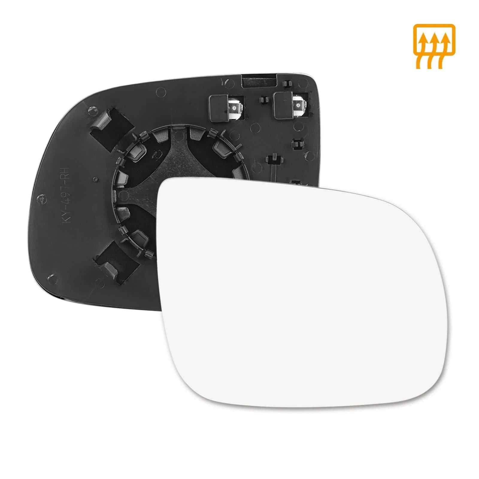 Wing Mirror Glass Heated with Backing Plate Right Side for Audi Q5 (2010–2024)