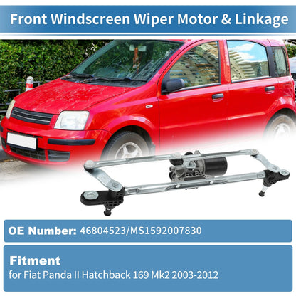 Front Windscreen Wiper Motor Linkage for Fiat Panda II 169 (2003–2012) No.46804523