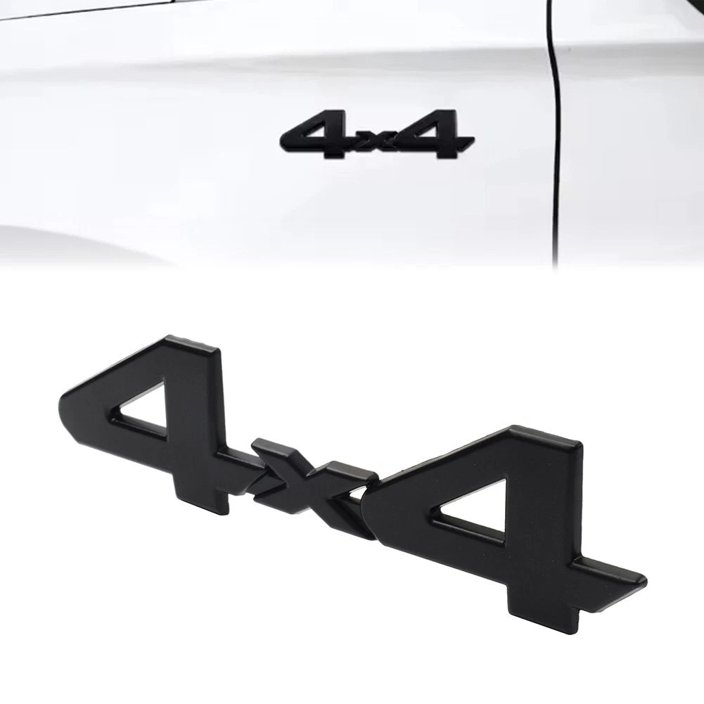 3D Rear Tailgate Emblem Badge Overlay Decal for Universal Fit (Black)