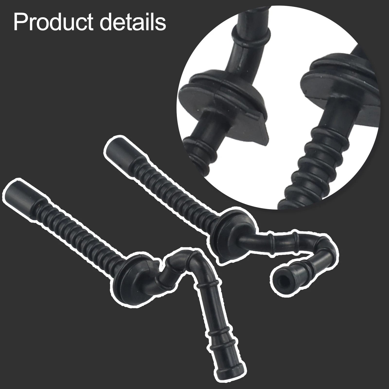 2pcs Hose Pipe Fuel Line for Chainsaw Replacement Parts