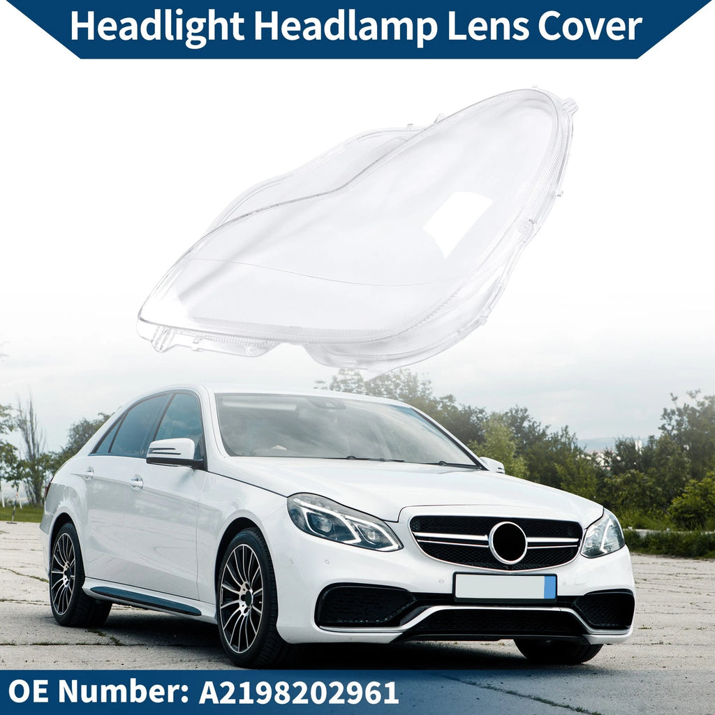 Front Left Headlight Lens Cover Replacement for Mercedes-Benz A-Class (2006–2015)