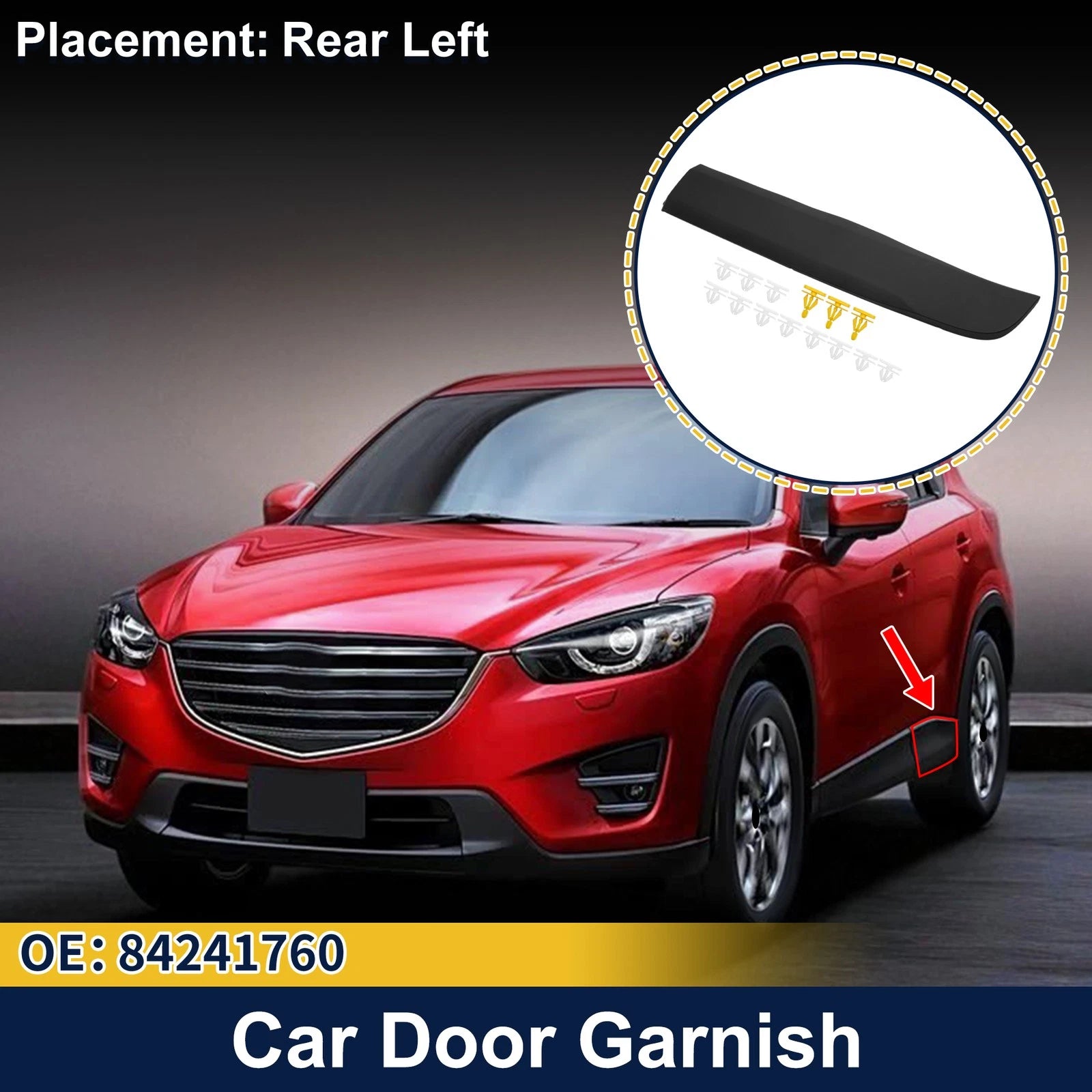 Lower Door Side Garnish Trim for Chevrolet Traverse (2018–2022)