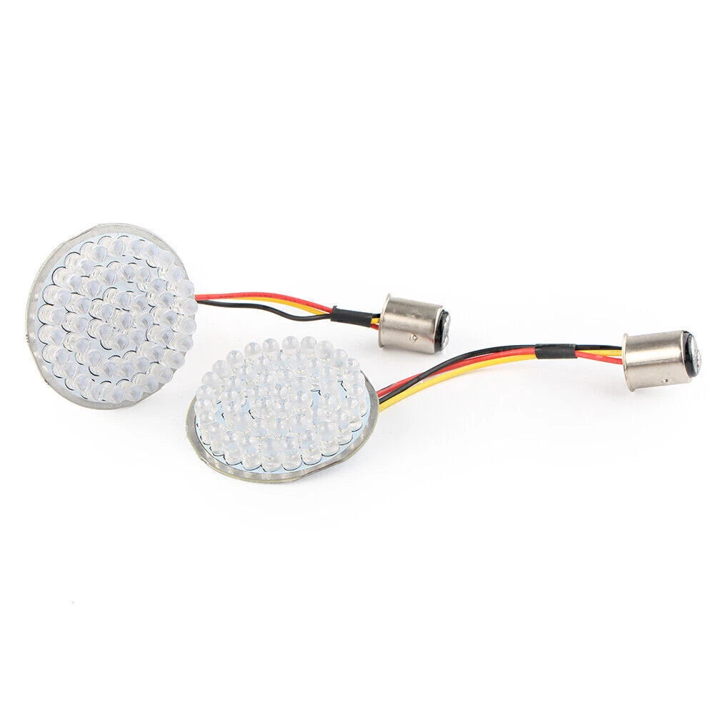 1157 Rear LED Turn Signal Light Inserts for Harley Touring (2014–2023)