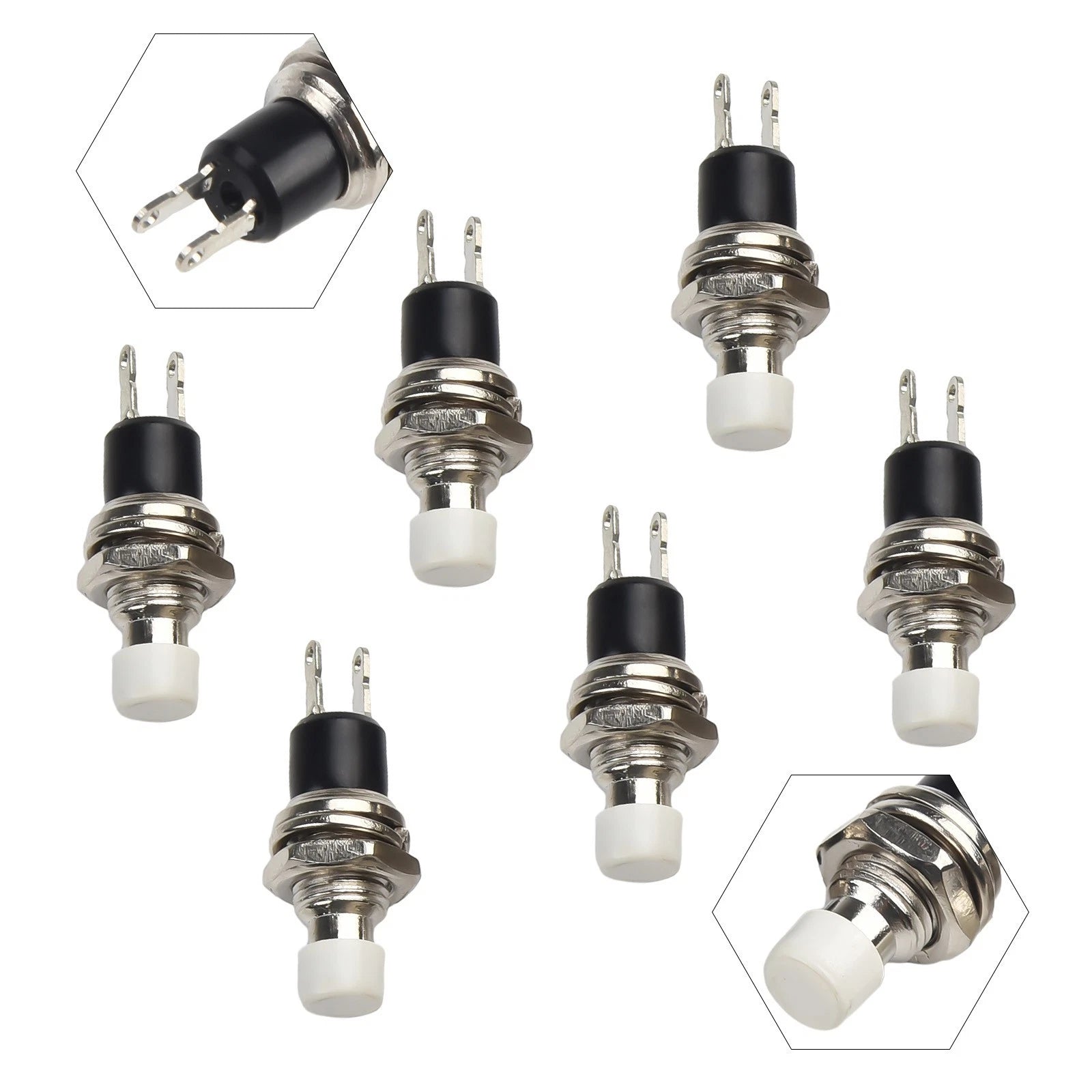 6X PBS110 Momentary Button Switch for