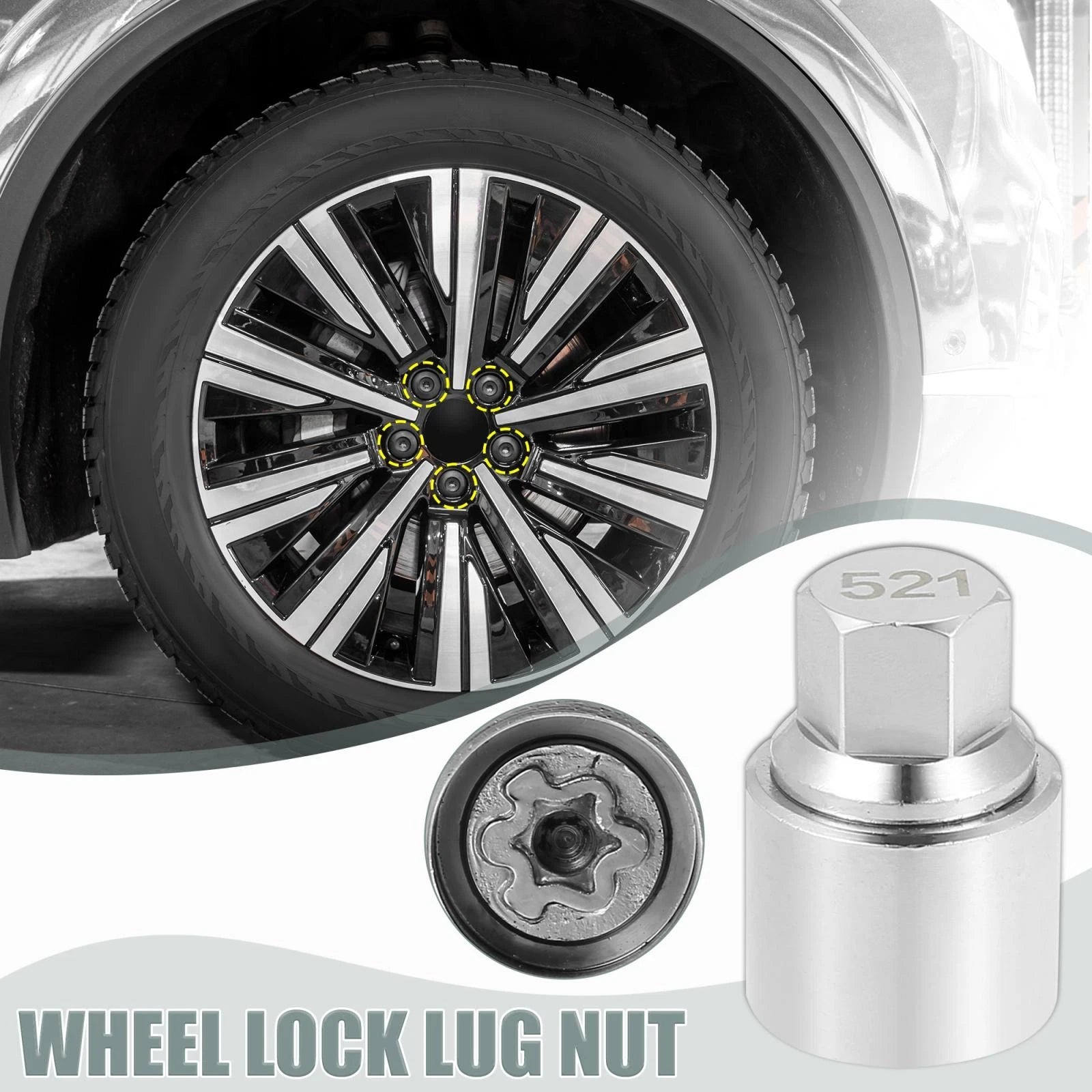 Wheel Lock Lug Nut Key Replacement for Volkswagen (2000–2024)