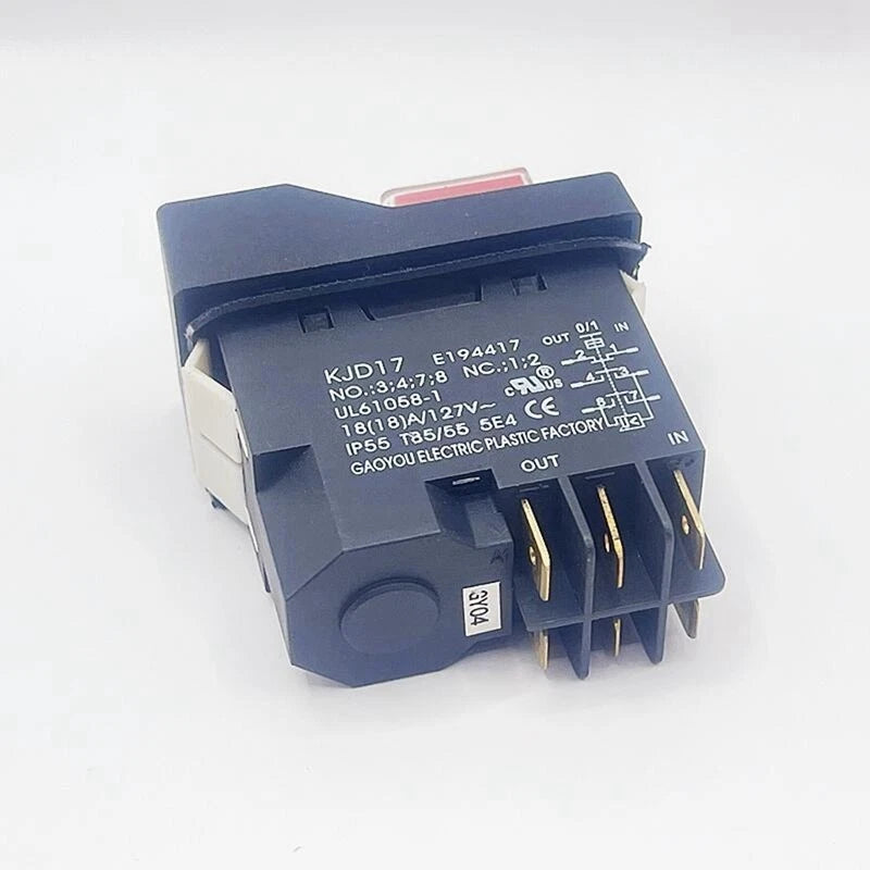 6 Pin Brake Signal Switch KJD17 B1-2 for Power Tools (220V)