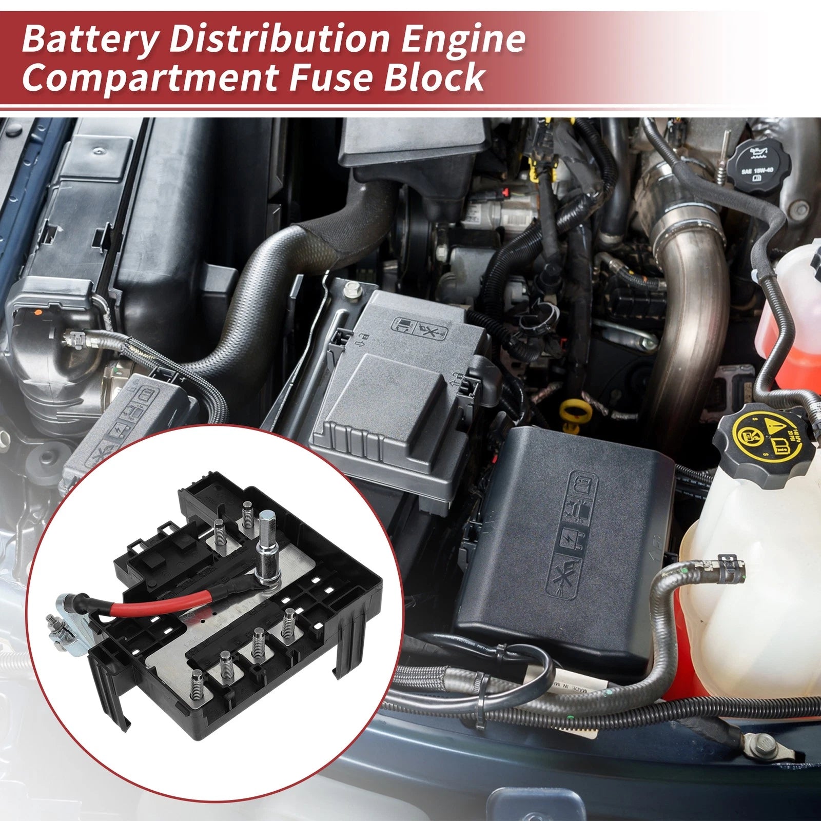 Battery Fuse Distribution Box for Chevy Silverado 1500 for GMC Sierra 2500 (2011–2014)