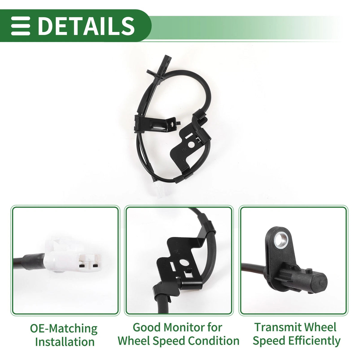 ABS Wheel Speed Sensor No. 956702J010 for Kia Borrego (2008–2012)