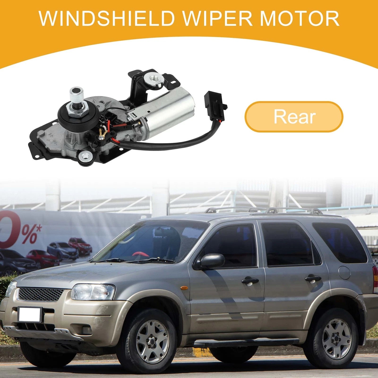Rear Windshield Wiper Motor Replacement for Ford Escape 2001–2007