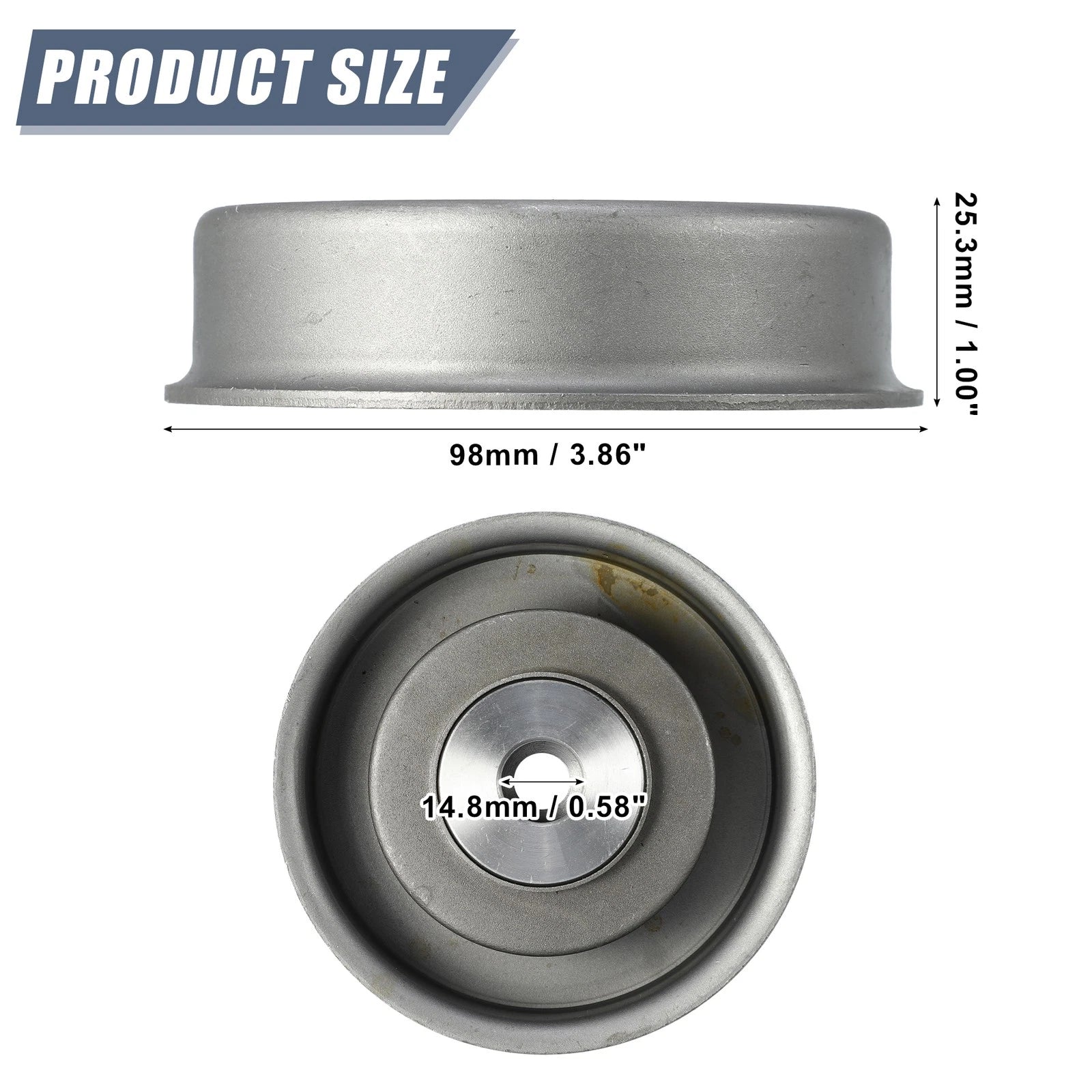 Idler Pulley for Car Accessory Drive Belt Replacement for Mitsubishi Montero (1997–2004)