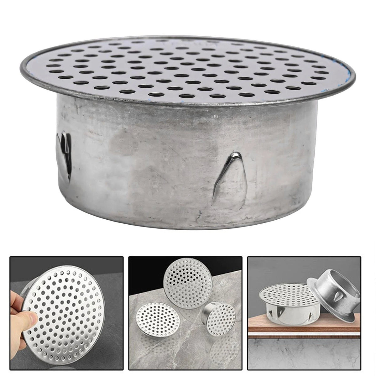 Stainless Steel Floor Drain for Rooftop and Balcony (Efficient Water Flow)