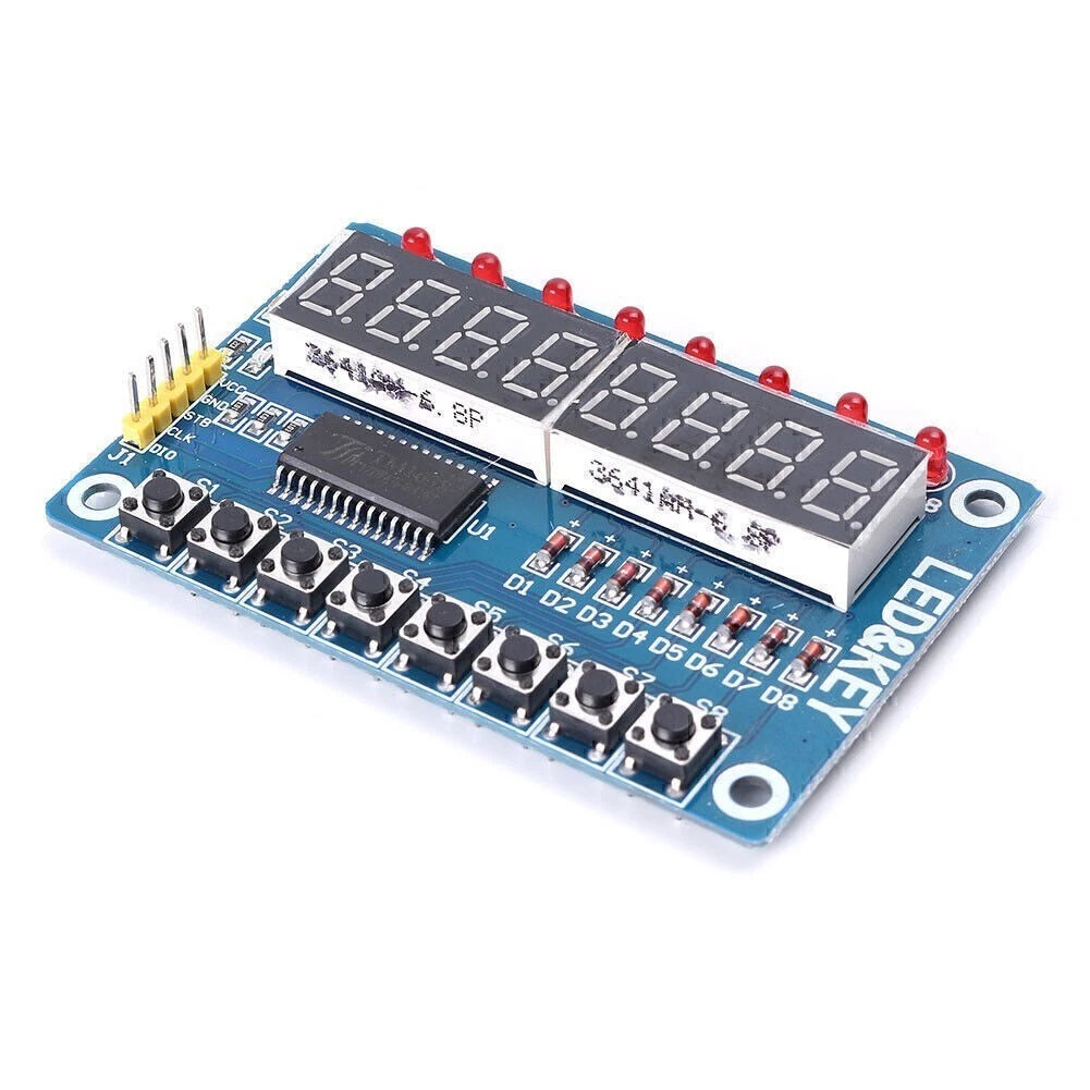 8-Bit LED Display Module TM1638 for AVR ARM
