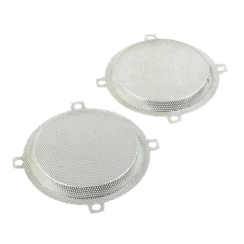 Punched Front Mesh Speaker Grills Cover for Harley Touring Electra Glide FLHTC